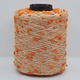 Пряжа The Italian Art of Yarn art. PENELOPE (50% шерсть, 25% хлопок, 25% люрекс) 22 - оранжевый