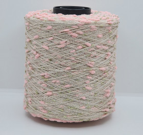 Пряжа The Italian Art of Yarn art. PENELOPE (50% шерсть, 25% хлопок, 25% люрекс) 25 - бежево-розовый