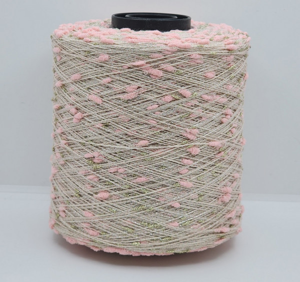 Пряжа The Italian Art of Yarn art. PENELOPE (50% шерсть, 25% хлопок, 25% люрекс) 25 - бежево-розовый
