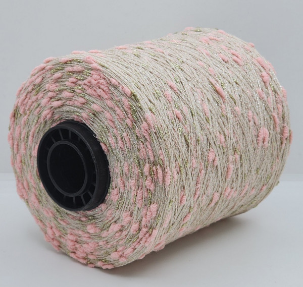 Пряжа The Italian Art of Yarn art. PENELOPE (50% шерсть, 25% хлопок, 25% люрекс) 25 - бежево-розовый