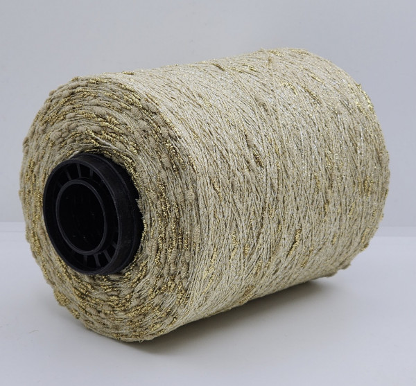 Пряжа The Italian Art of Yarn art. PENELOPE (50% шерсть, 25% хлопок, 25% люрекс) 42 - бежево-золотистый