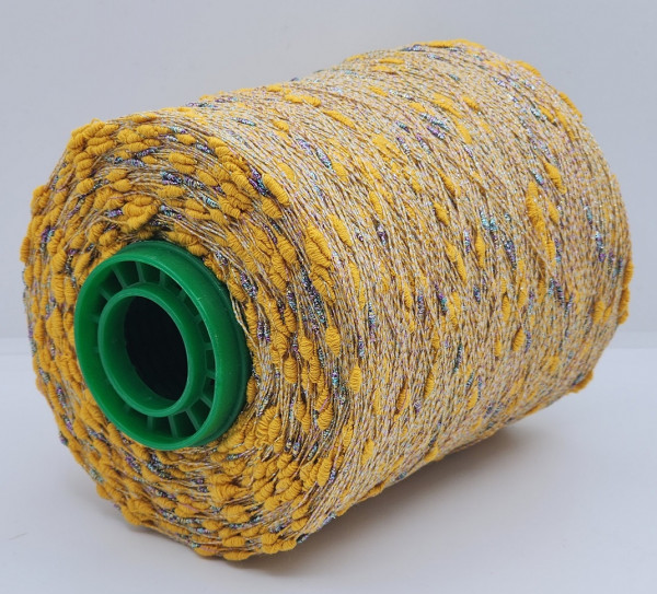 Пряжа The Italian Art of Yarn art. PENELOPE (50% шерсть, 25% хлопок, 25% люрекс) 47 - оранжево-серебристый