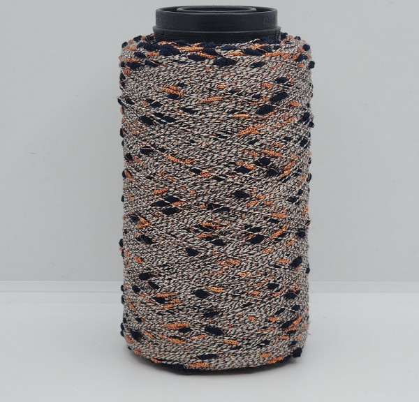 Пряжа The Italian Art of Yarn art. PENELOPE (50% шерсть, 25% хлопок, 25% люрекс) 48 - черный с медью