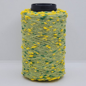 Пряжа The Italian Art of Yarn art. PENELOPE (50% шерсть, 25% хлопок, 25% люрекс) 57 - желто-зеленый