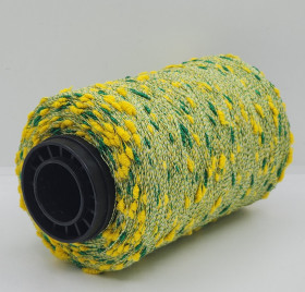 Пряжа The Italian Art of Yarn art. PENELOPE (50% шерсть, 25% хлопок, 25% люрекс) 57 - желто-зеленый
