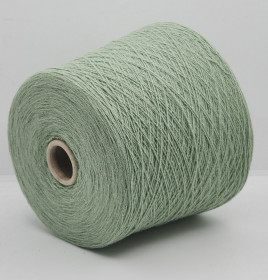 Пряжа The Italian Art of Yarn артикул Rebecca 2/15 (80% овечья шерсть, 20% ангора) - светло-зеленый