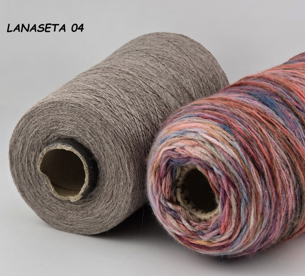 Пряжа FILATO Multicolor (90% меринос, 10% п/а) - 04 розовый