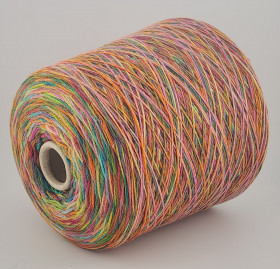 Пряжа FILATO Multicolor (90% меринос, 10% п/а) - 07 оранжевый