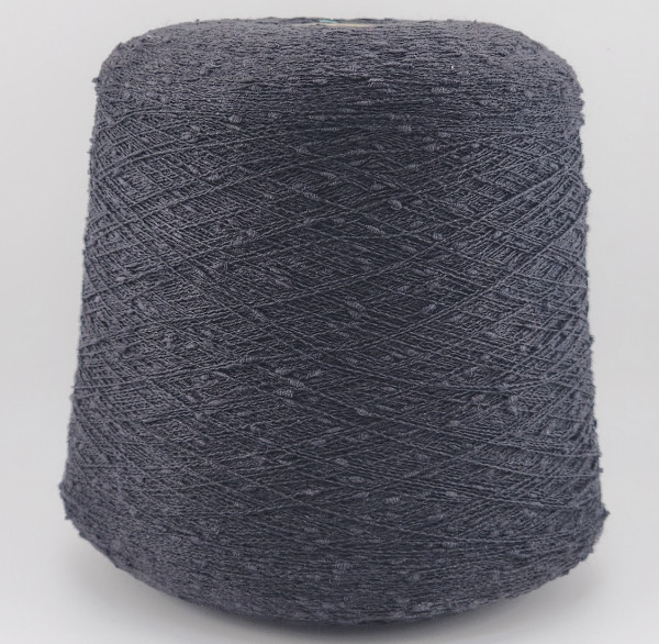 Пряжа FASHION  MILL art. COCOON (70% хлопок, 30% п/а) - 65585 черный