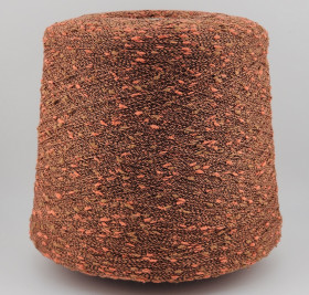 Пряжа FASHION  MILL art. COCOON (70% хлопок, 30% п/а) - 65596 терракотовый