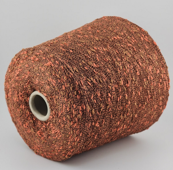 Пряжа FASHION  MILL art. COCOON (70% хлопок, 30% п/а) - 65596 терракотовый