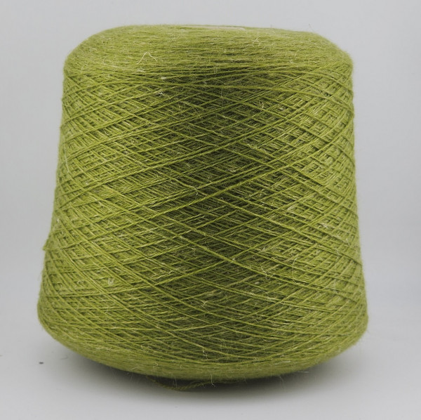 Пряжа The Italian Art of Yarn art. Merilino 2/15 (70% меринос, 30% лен) -зеленый