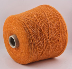Пряжа The Italian Art of Yarn Castello 500  (83% меринос, 11%  хлопок 6% п/а) - оранжевый