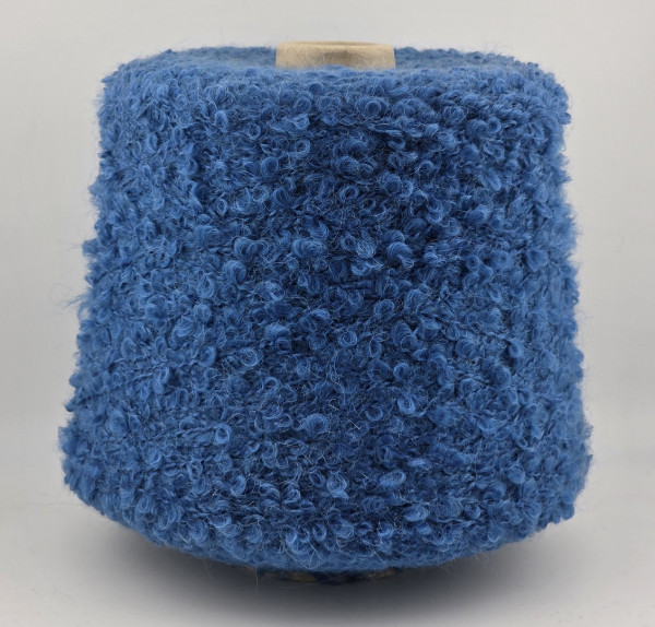 Пряжа The Italian Art of Yarn RICCI 200 (40% овечья шерсть, 40% мохер, 20% п/а) - синий