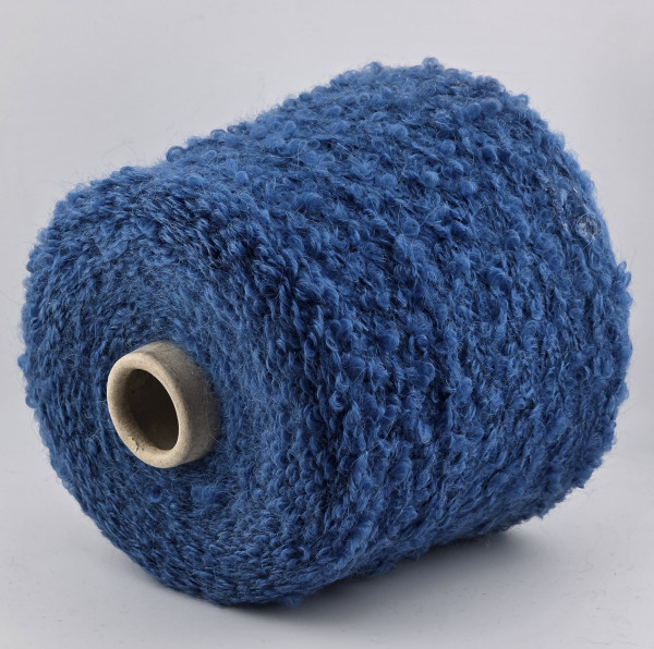 Пряжа The Italian Art of Yarn RICCI 200 (40% овечья шерсть, 40% мохер, 20% п/а) - синий