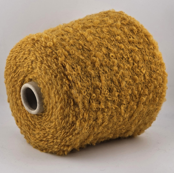 Пряжа The Italian Art of Yarn RICCI 200 (40% овечья шерсть, 40% мохер, 20% п/а) - горчичный