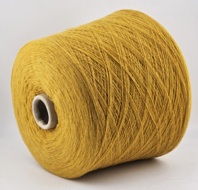 Пряжа The Italian Art of Yarn SENSO 1/15 (100% кардный кашемир) - горчичный