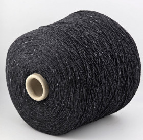 Пряжа CARIAGGI Malfile Tweed 2/13 (95% меринос, 5% кашемир) - черный
