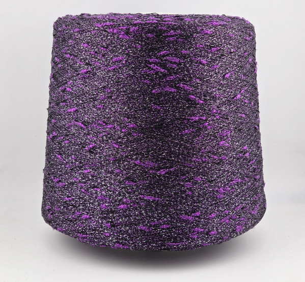 Пряжа Luxury Selection by Ri.Go art. LUCKYSTAR 9000 (75% вискоза, 25% п/а) - 58673 фиолетовый