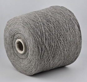Пряжа Luxury Selection by Ri.Go art. BABY YAK 2/15 (40% бэби як, 10% кашемир, 20% шелк, 30% меринос) 41012 серый меланж