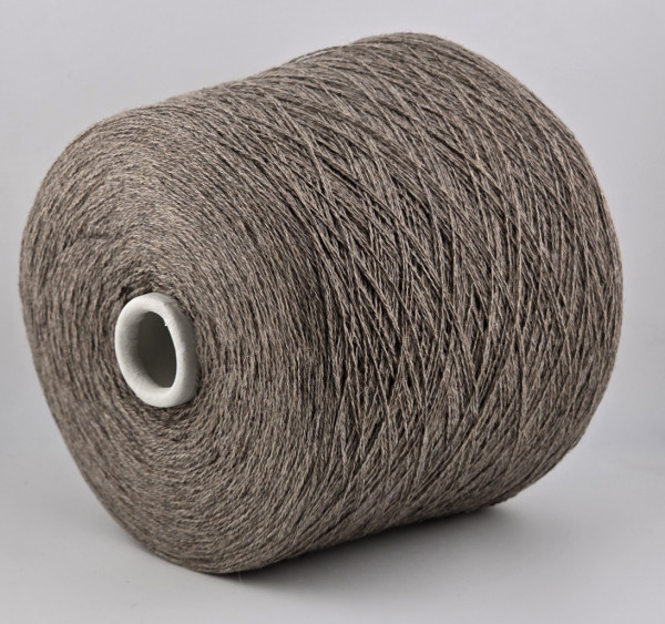 Пряжа Luxury Selection by Ri.Go art. BABY YAK 2/15 (40% бэби як, 10% кашемир, 20% шелк, 30% меринос) 1332 т..бежевый меланж