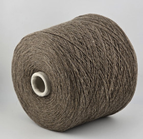 Пряжа Luxury Selection by Ri.Go art. BABY YAK 2/15 (40% бэби як, 10% кашемир, 20% шелк, 30% меринос) 41016 коричневый меланж