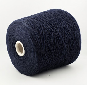 Пряжа Luxury Selection by Ri.Go art. Superior Cotton 620 (100% хлопок) - 18037 черно-синий