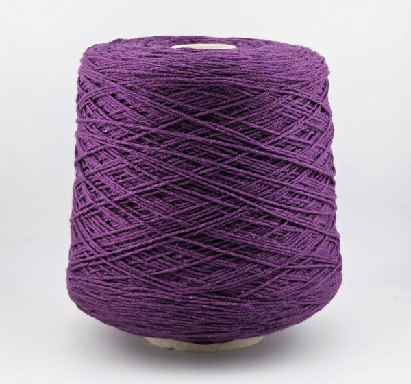 Пряжа The Italian Art of Yarn art. TORNADO 6/15 (70% хлопок, 30% п/э) - 500 сливовый