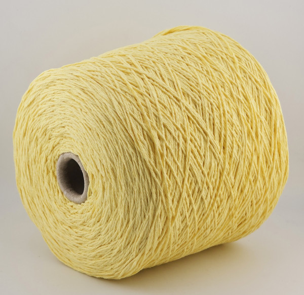 Пряжа The Italian Art of Yarn art. TORNADO 6/15 (70% хлопок, 30% п/э) - 120 желтый