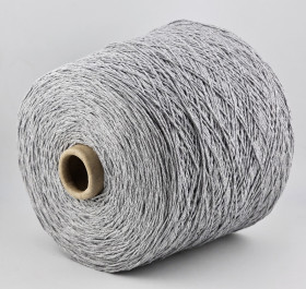 Пряжа The Italian Art of Yarn art. TORNADO 6/15 (70% хлопок, 30% п/э) - 654 серый