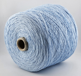 Пряжа The Italian Art of Yarn art. TORNADO 6/15 (70% хлопок, 30% п/э) - 666 голубой