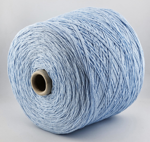 Пряжа The Italian Art of Yarn art. TORNADO 6/15 (70% хлопок, 30% п/э) - 666 голубой