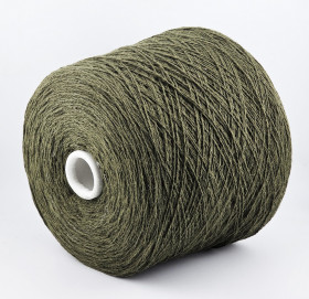 Пряжа Luxury Selection by Ri.Go art. ATENA SHETLAND 2/9000 (100% овечья шерсть) - 1080 т.зеленый