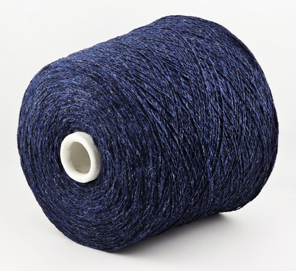 Пряжа Luxury Selection by Ri.Go art. ATENA SHETLAND 2/9000 (100% овечья шерсть) - 1065 т.синий меланж