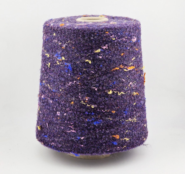 Пряжа Luxury Selection by Ri.Go art. CARAMELLA  (40% меринос, 17% альпака, 18% шелк, 25% п/а) - 1551 фиолетовый
